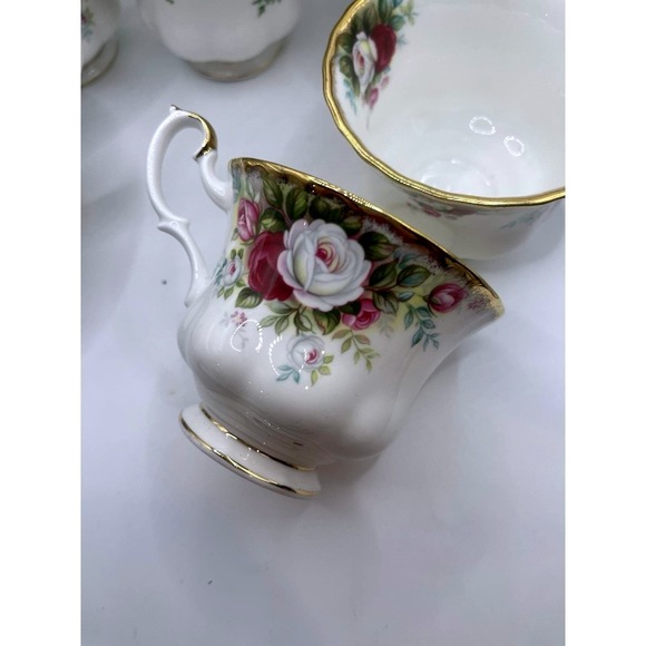 Royal Albert Other - Royal Albert Bone China Moss Rose Cup 10 Pieces England Mint